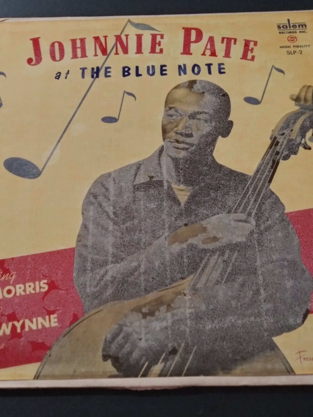 Johnnie Pate At The Blue Note VG+ Original DG Mono Salem SLP-2 Record 1958 JAZZ